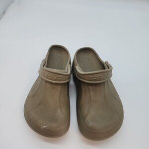 Crocs Unisex Adult Classic Clogs KHAKI Tan US Sz Men 7 / Women 9